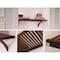 John Louis Home Solid Wood 16in. Deep 4ft. Shelf Kit Chestnut JLH-652CH - alternate 1